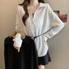 Plus Size V-neck Long Sleeve Slimming Top for Women - Autumn Collection