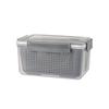 ZISIZ Home Refrigerator Storage Box with Lid