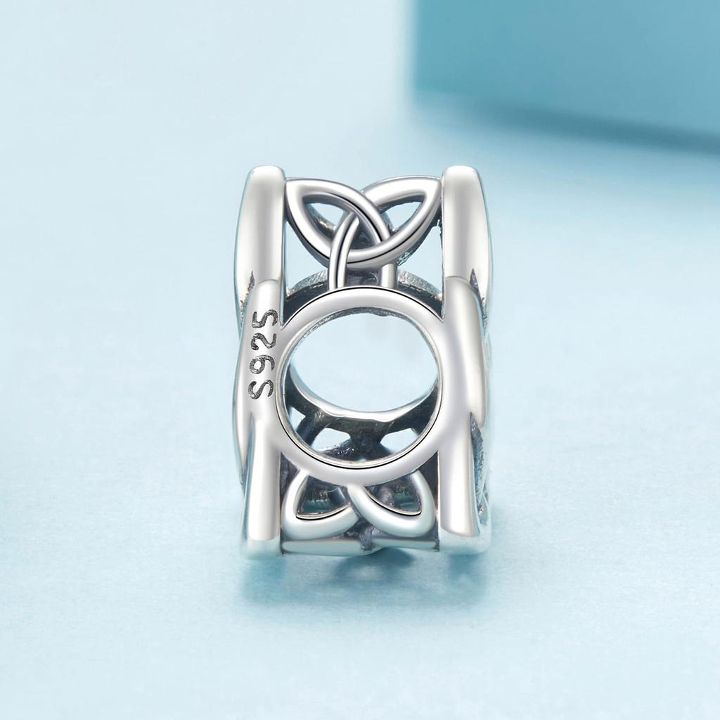 Silver Charm Celtic Knot Beads Silver 925