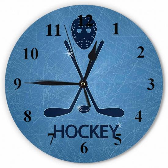 Record Vintage Wall Clock Round 10 Inch Battery Operated Black Album Disc with Blank Red Label Music Retro Quartz Silent Wooden Clocks Art Decorative