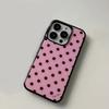 Brown and Blue Polka Dot Design Phone Case Suitable for iPhone 17 16 15 14 13 12 11 Pro/Max/Plus Anti Drop and Shockproof