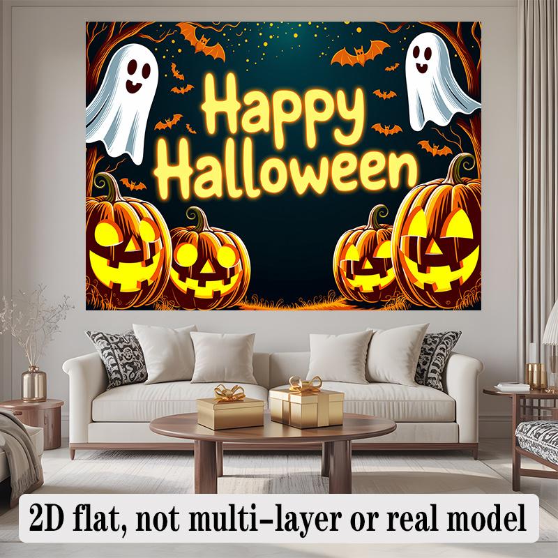 Party Backdrop Halloween Flat Banners Celebrations Wedding Enthusiasts Celebration Photo Booth Front Door Decor