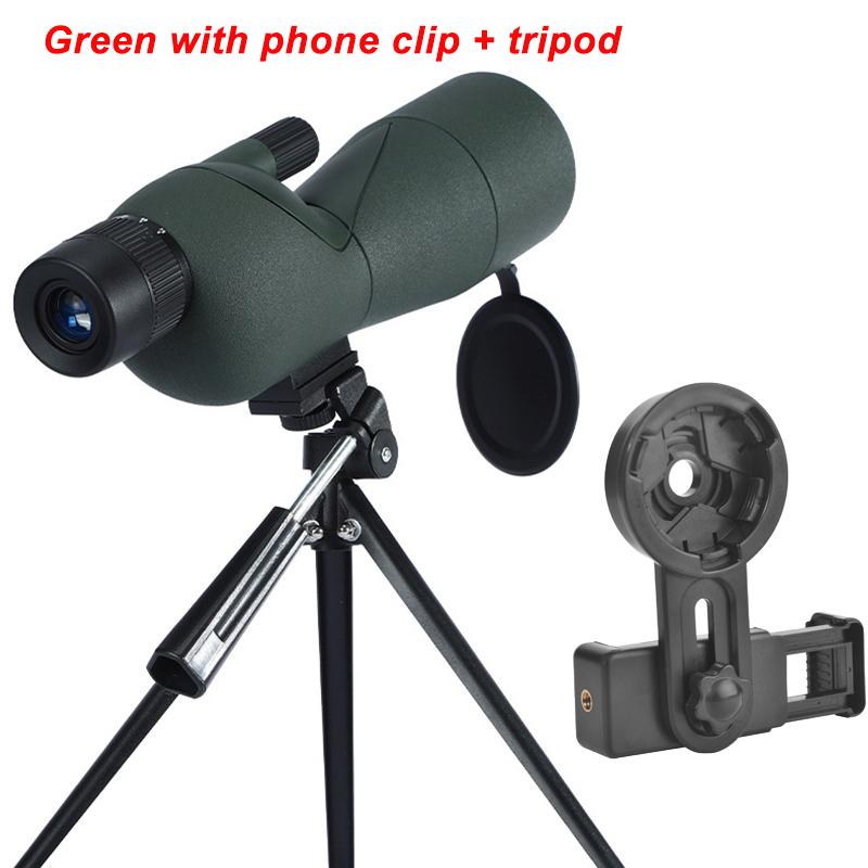 25-75x60 Zoom Spotting Scope ED Lens Powerful Monocular Bak4 Prism Telescope For Outdoor Camping Bird Watching Shooting