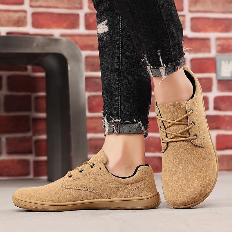Fashion Luxury Brand Trend Casual Shoe Breathable Leisure Male Flats Non-slip Footwear Men Vulcanized Shoes Leather Men Outdoor Sneakers