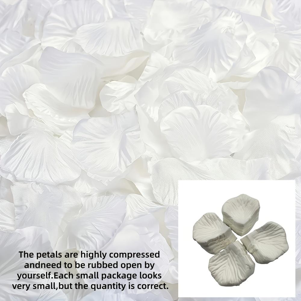 1 pièce 1000 pièces/paquet Pétales de Fleurs Artificielles | Roses de Mariage Roses Artificielles Pour Fiançailles Demande en Mariage Et Saint-Valentin Fabriqués en Plastique