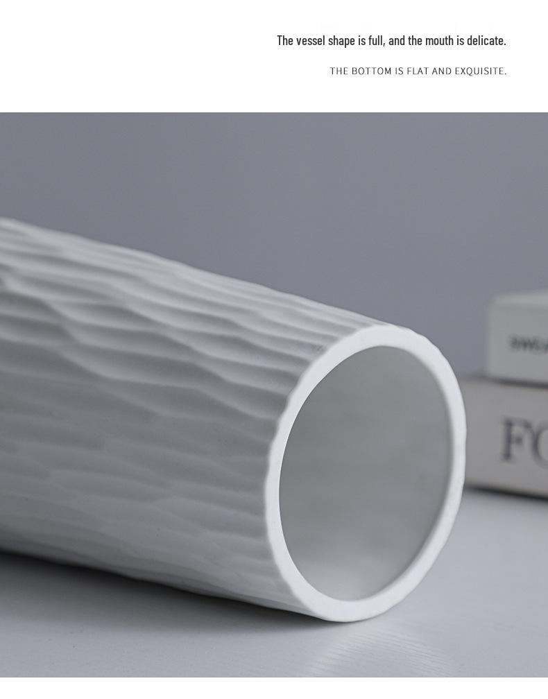 Modern Nordic Ceramic Vase for Hydroponic and Dried Flowers - Chinese Style Home Decor