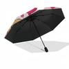 1pc Love Bears Valentine's Day Heart Umbrella with Plastic Handle,Compact & Stylish,Suitable for All Seasons Home Travel Outdoor N068