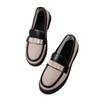 Fashion Shoes Woman Flats Oxfords Soft Slip-on Dress Summer Leather New Comfortable Slip On Grandma Fabric Rubber Spring PU Hoof Heels R