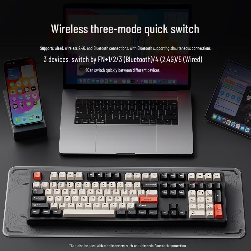 Qianxingzhe CR Series Tri-Mode Mechanical Keyboard