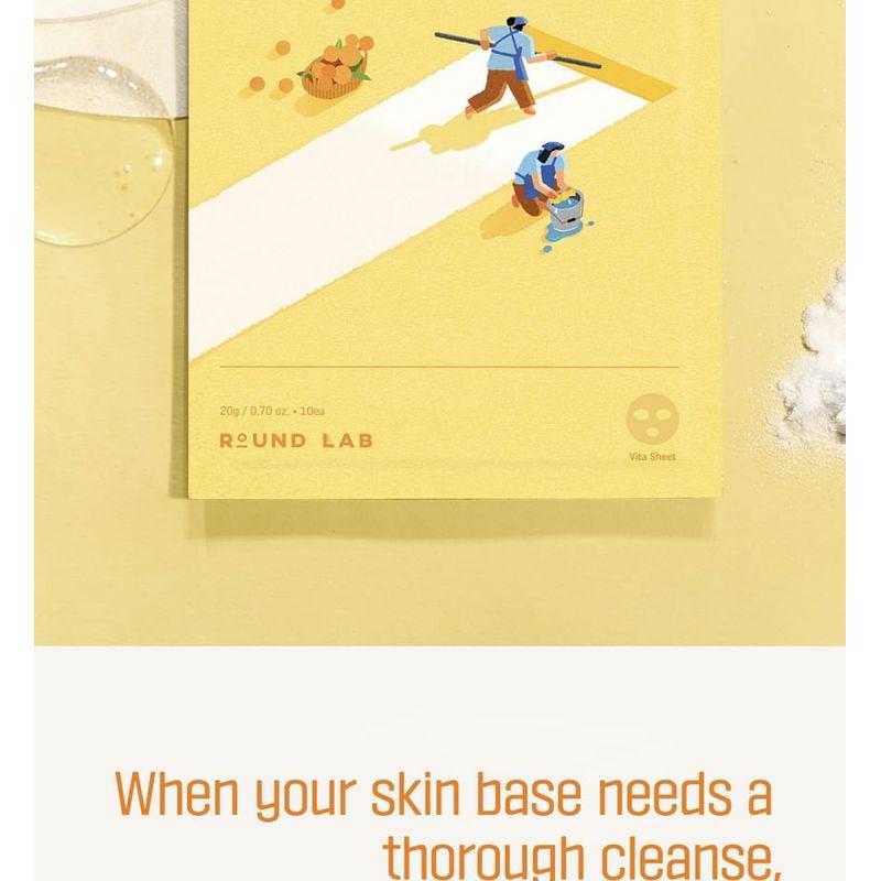 ROUND LAB - Vita Niacinamide Dark Spot Serum Mask Set