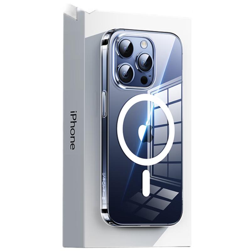 

ShineMagic Clear Magnetic Shockproof Phone Case iPhone 15 Pro