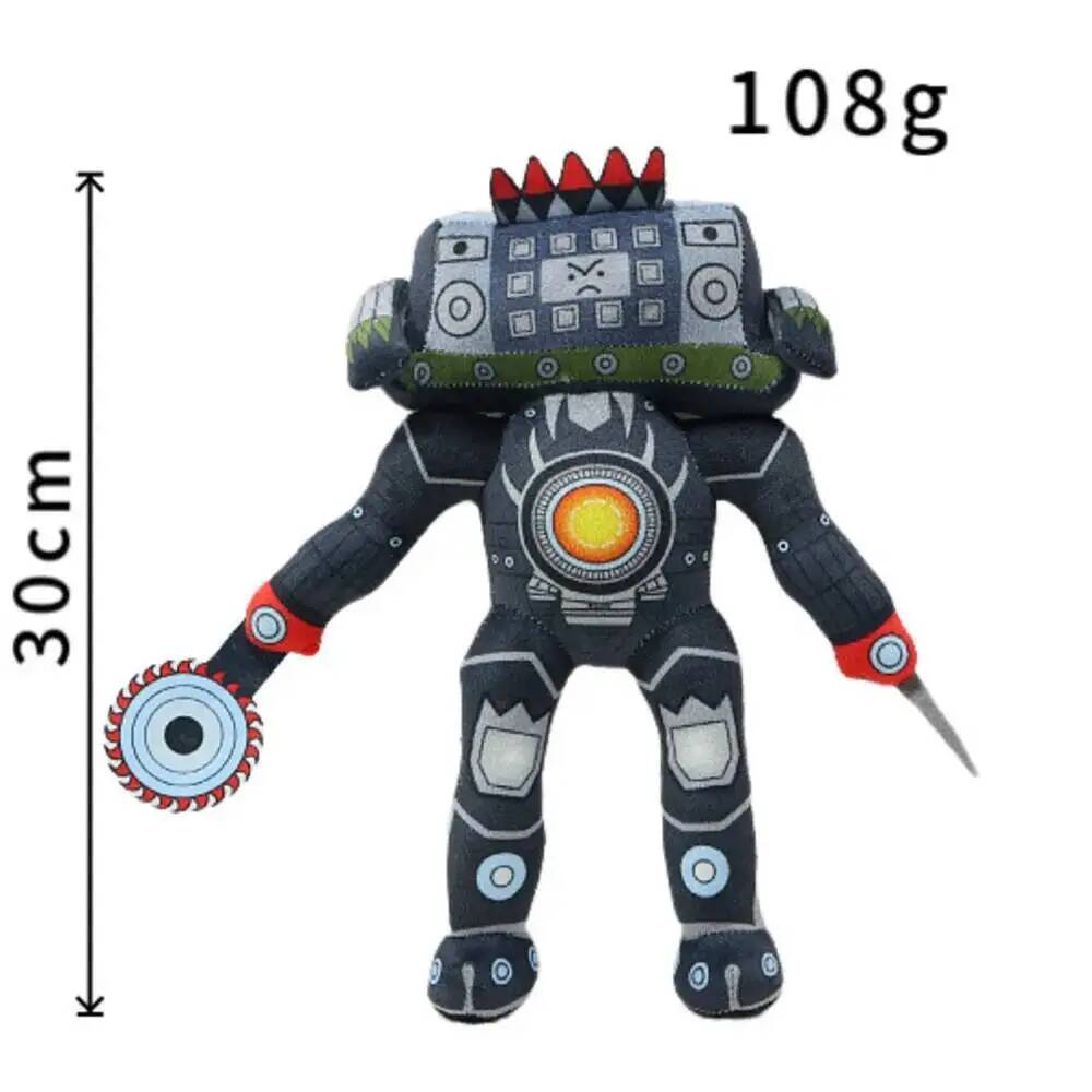 1-8pcs Skibidi Toilet Plush Titans Cameraman TV Man Drill Man Titans Speakerman Drillman Speaker Doll Soft Toy Stuffed Animal