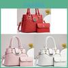 Pu Minimalist Tote Bag For Women With Large Capacity And Zipper Closure For Daily Use