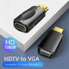 HDMI suderinamas į VGA kabelio keitiklis, kištukas į lizdą, adapteris, 3,5 mm lizdas garsui, HD 1080P, skirtas kompiuteriui, nešiojamam kompiuteriui, planšetiniam kompiuteriui