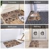 Western Cowboy Pattern Doormat Non-Slip Bathroom Kitchen Mat Bedroom Balcony Door Floor Entrance Carpet Rug