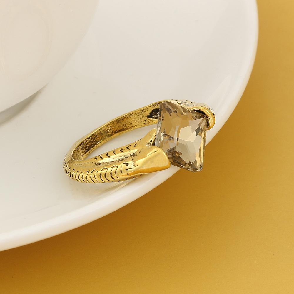European and American Horcrux Ring Deathly Hallows Ring Resurrection Stone Ring