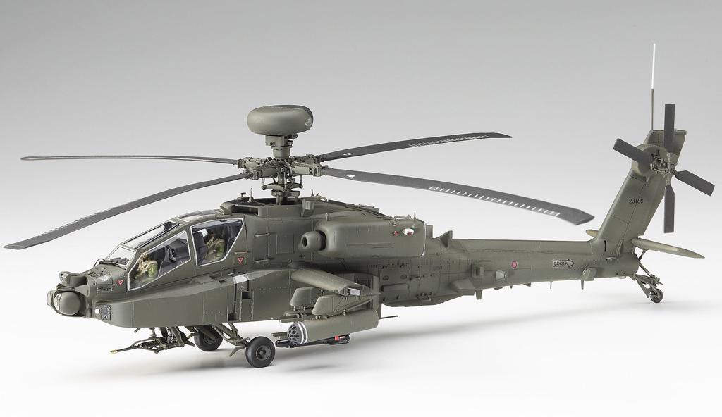 British Army Apache British Army Air Force Plastic Model Kit 07445 1/48 WAH-64D