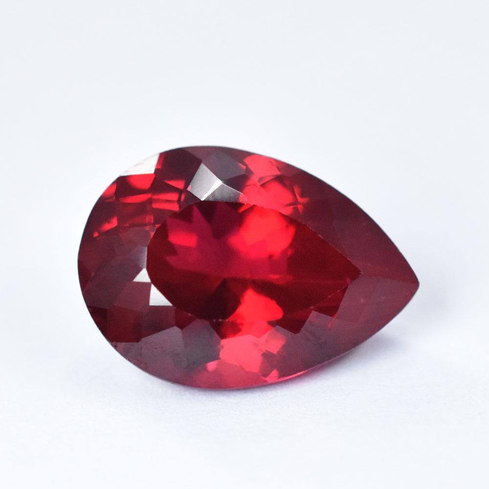Natural Red Ruby Loose Gemstone 13 ct Pear Shape for Jewelry Making for Jewelry Making and Crafts