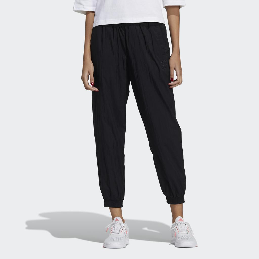 Adidas Neo Letter Print Casual Sports Pants Women Pants Black GP5429