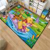 Cartoon Winnie Pooh Tigger Too Pattern Living Room Bedroom Carpet Bedside Bathroom Floor Mat Kid's Room Play Mats Non-slip Mat