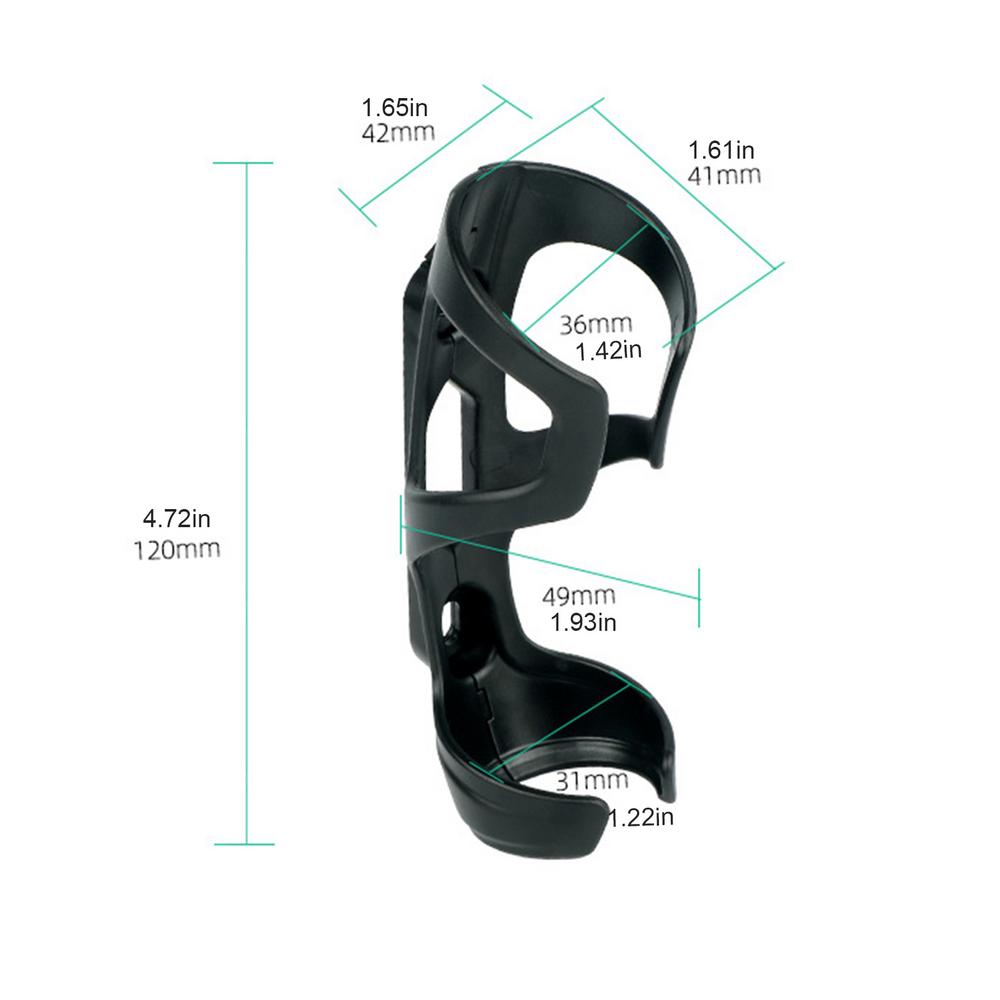 Bike Bottle Holder Multi-Functional Lightweight Universal Cage Bike Water Bottle Cage For Cycling Road Mountain Race Exercise чёрный