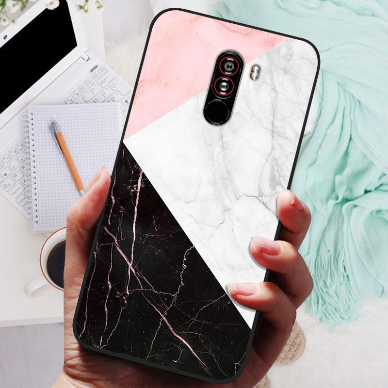 For xiaomi mi pocophone f1 Cases Cat Painted Soft TPU Silicone Phone Cover For xiaomi poco F1 Case PocofoneF1 Case Coque Etui