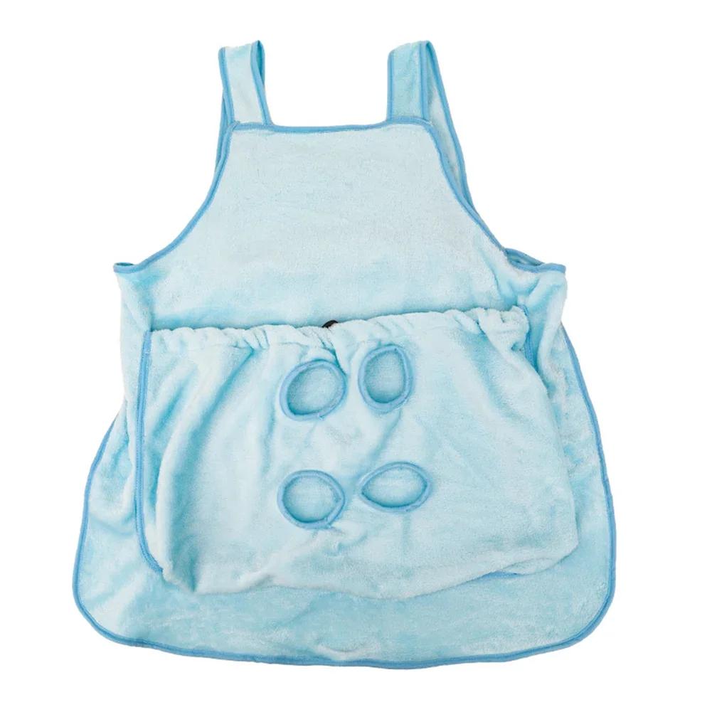 Cozy Pet Carrier Apron for Small Cats and Dogs Perfect for Outdoor Winter Travel Features Hanging Chest Bag and Cat Sleeping