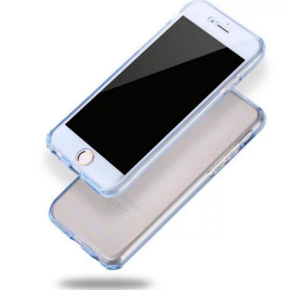 360 Silicone Degree Protective Clear Case For Iphone Cover Samsung