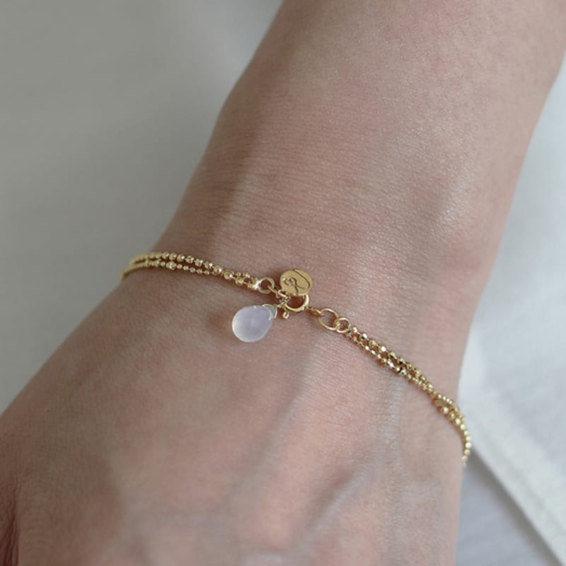 Eveningbell [silver925] Moonlit Bracelet (gold)