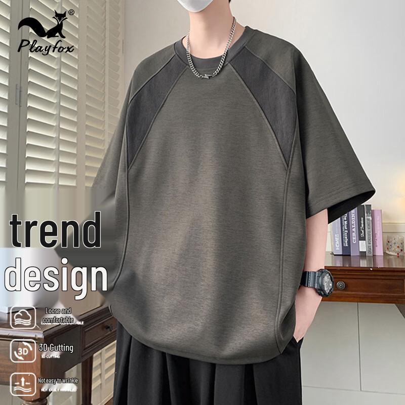 PLAYFOX Men s Short Sleeve Round Neck T-Shirt 2XL