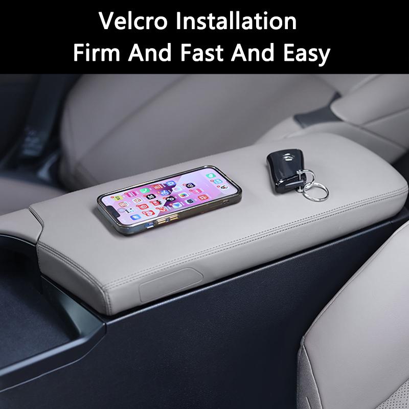 QHCP Leather Car Armrest Box Cover Center Console Armrest Box Sleeve Trims For Lexus ES200 260 300H 2018- Interior Accessory