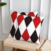 Harlequin Plaid Playing Cards Diamond 2 Pcs Square Pillowcase Pillow Cover Cushion Throw Pillow For Home Car