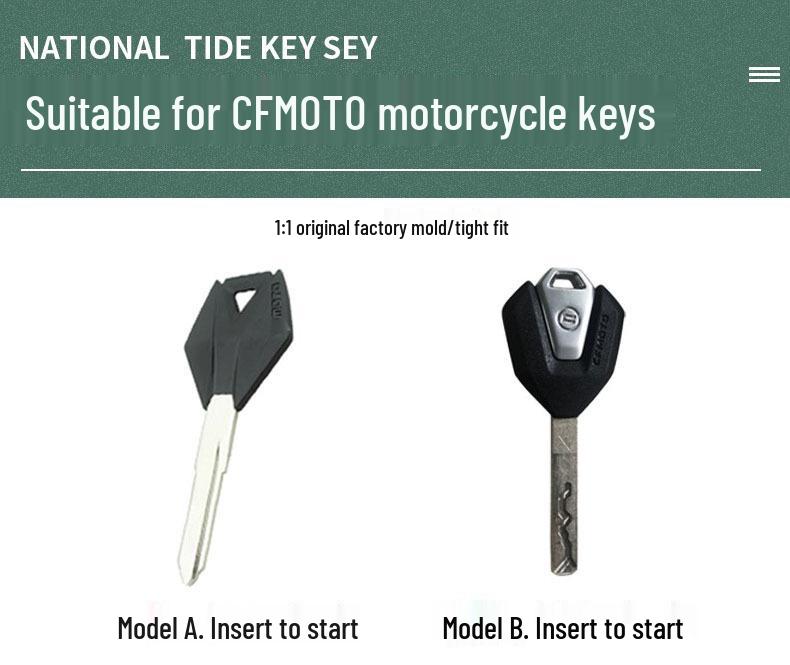 CFMOTO 700CLX & 250SR Track Edition Key Cover Modification Accessories