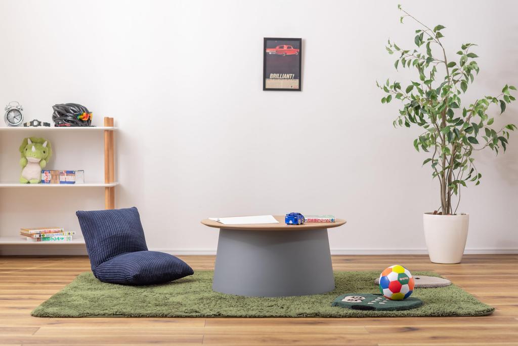 Azumaya-kk Kakkun Recliner, Navy, 38cm Wide X 38-45cm Deep X 36cm High, RKC-627NV