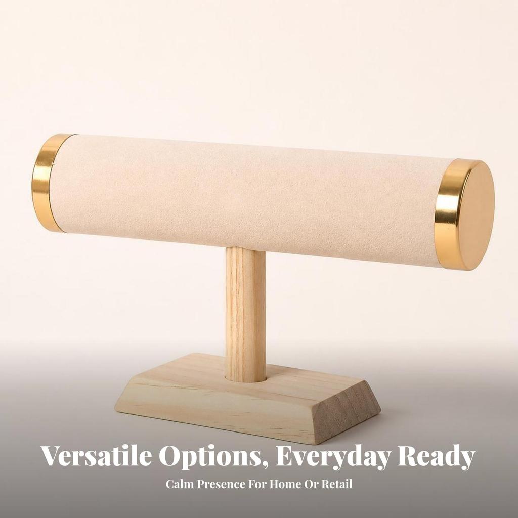 Jewelry Display Padded Bar Elegant Stand Modern