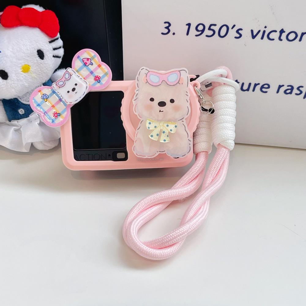

Sunglasses Pink West Highland Cartoon Protective Case for DJI Action 6, Compatible with DJI Action 3/4 DJI Action 3