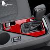 For USDM For Subaru Crosstrek Impreza 2025 Real Soft Carbon Fiber LHD Sticker Car Gear Shift Panel Interior Trim Accessories