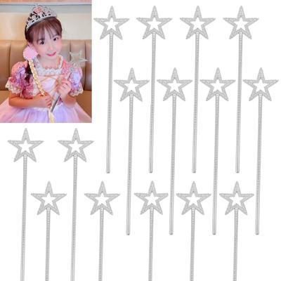 12 Twinkle Star Wands, BetterJonny 35cm Long Star Wands, Magic Sticks, Twinkle Star Wands, Costume Accessories for Kids, Cosplay, Transformation,