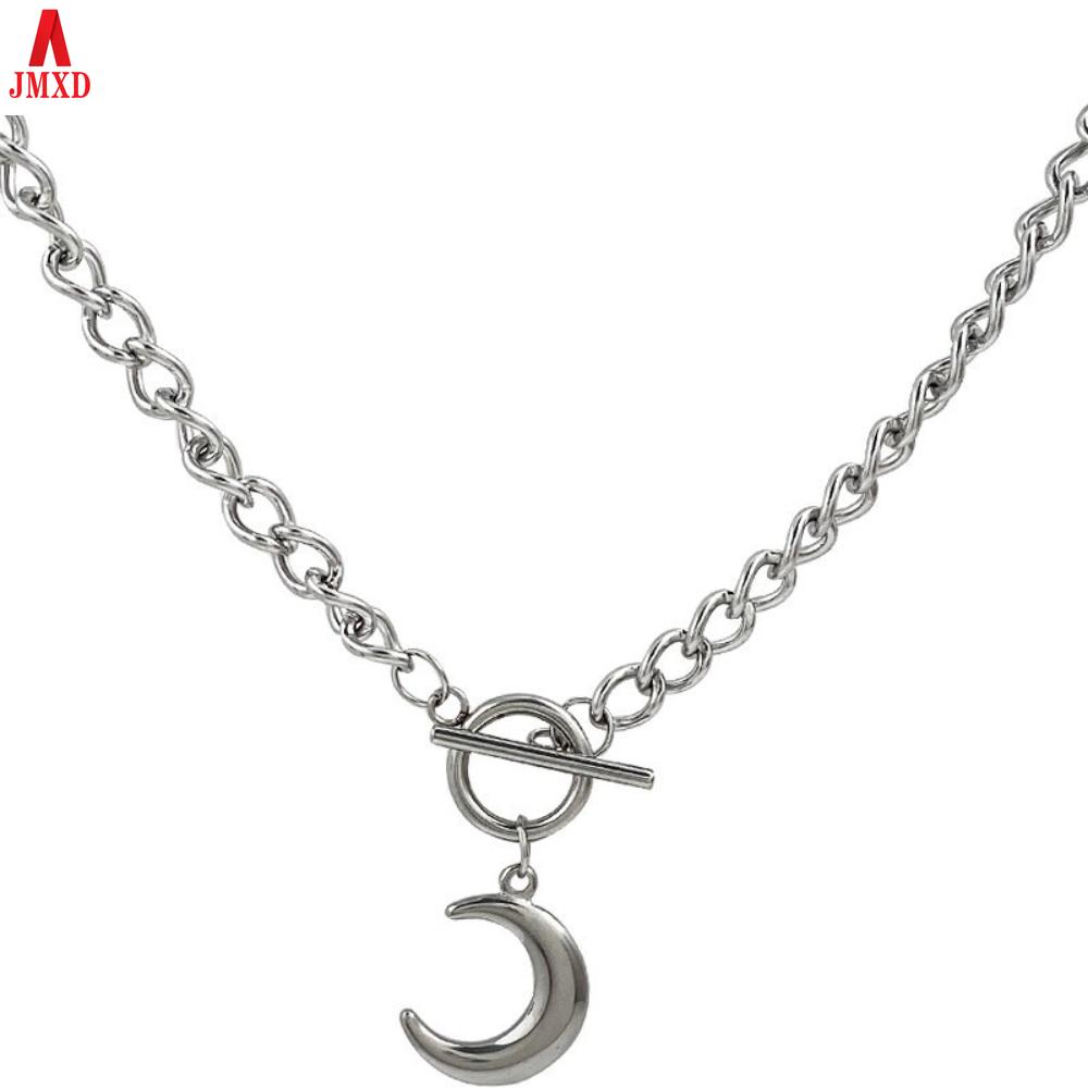 

JMXD - геометрические украшения, ожерелье с луной, цепочка на свитер, короткий воротник, цепочка, стильное минималистическое ожерелье для женщин