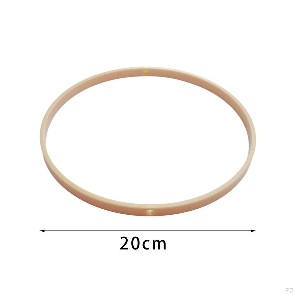 5 Pieces DIY Hand Fan Frame Craft Hoop Vintage Elegant Making Supplies Floral Wreath