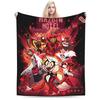 Relax Alastor Vox  Soft Warm Blanket Hazbines Hoteles Boy Girl Plush Throw Blanket Aesthetic Outdoor Flannel Bedspread Sofa Bed