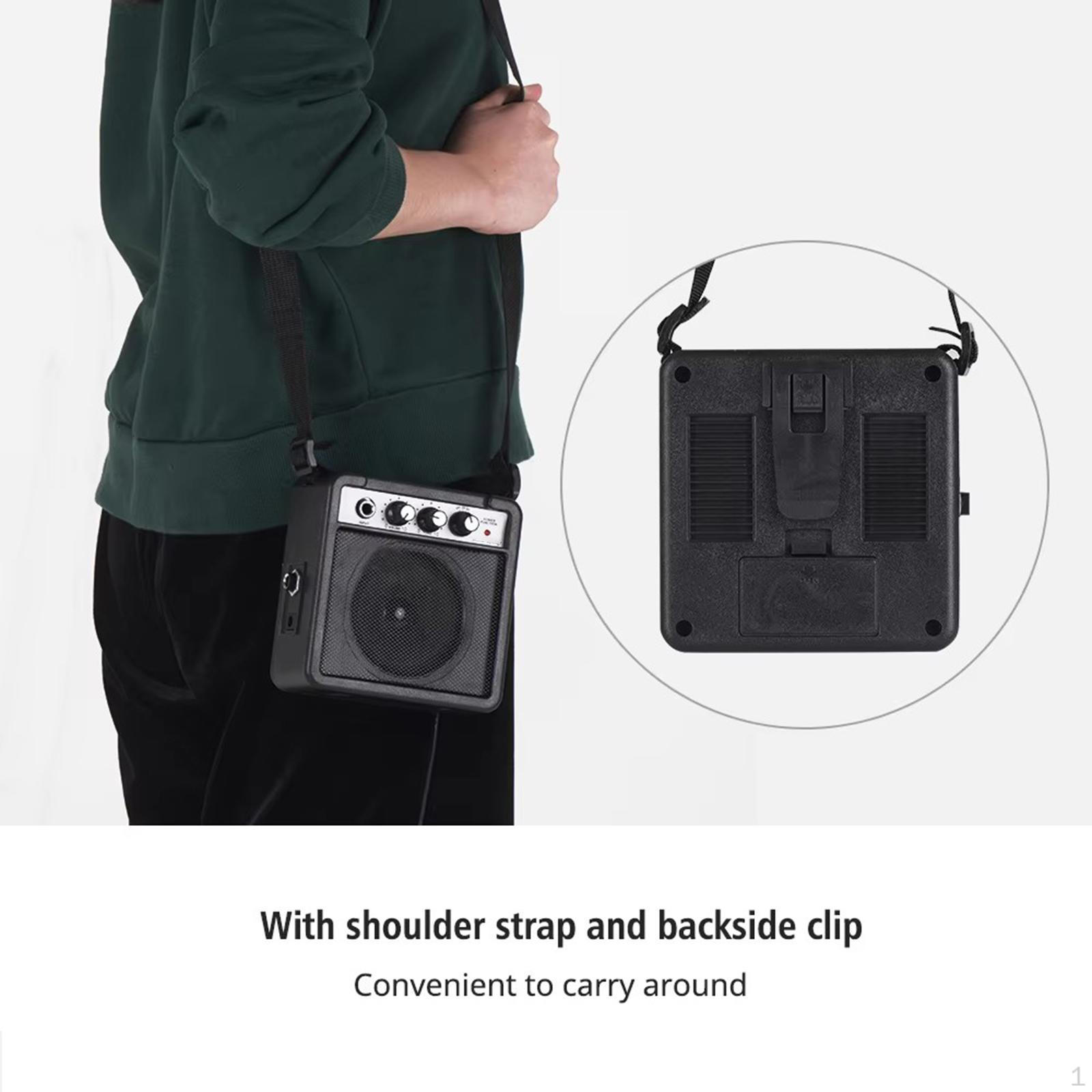 

Гитарный усилитель мощностью 5 Вт для концертов и повседневного использования чёрный