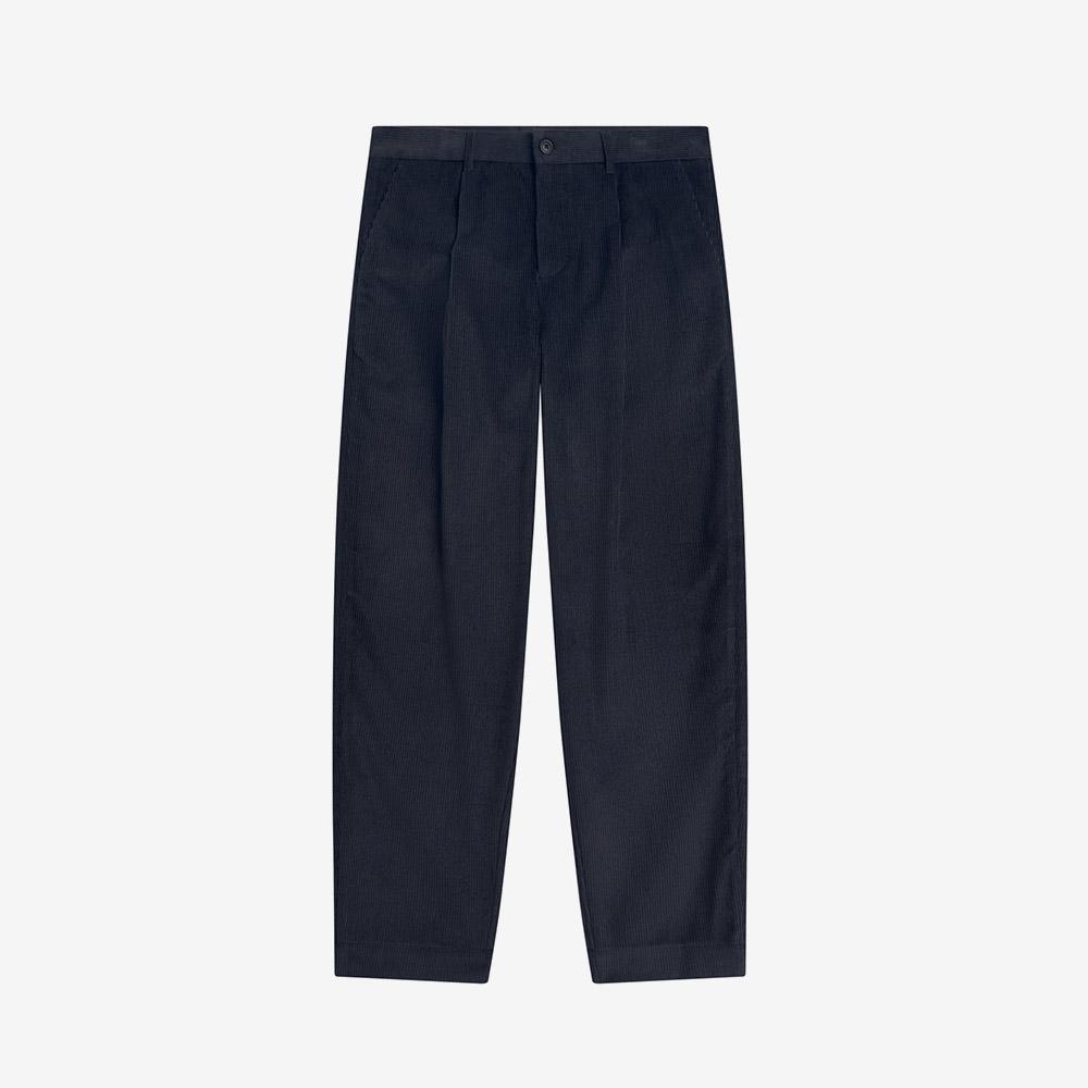 FRED PERRY [Sharp] Tapered Corduroy Trousers - Navy Afpm2538511-608