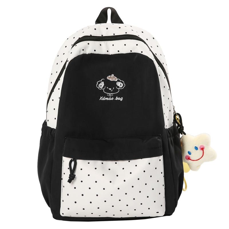 College Style Women's Backpack Colored Student Schoolbag Lightweight Backpack