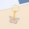 Colorful Butterfly Pendant Keychain and Earphone Bag Ornament for Girls