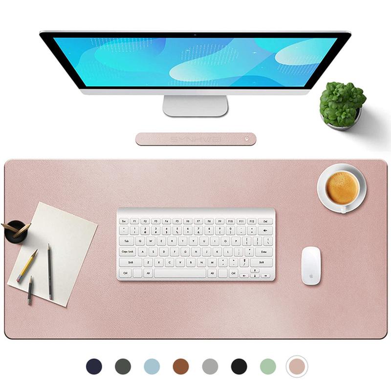 Große Größe Büro Schreibtisch Schutz Matte PU Leder Wasserdichte Maus Pad Desktop Tastatur Schreibtisch Pad Gaming Mousepad PC Zubehör