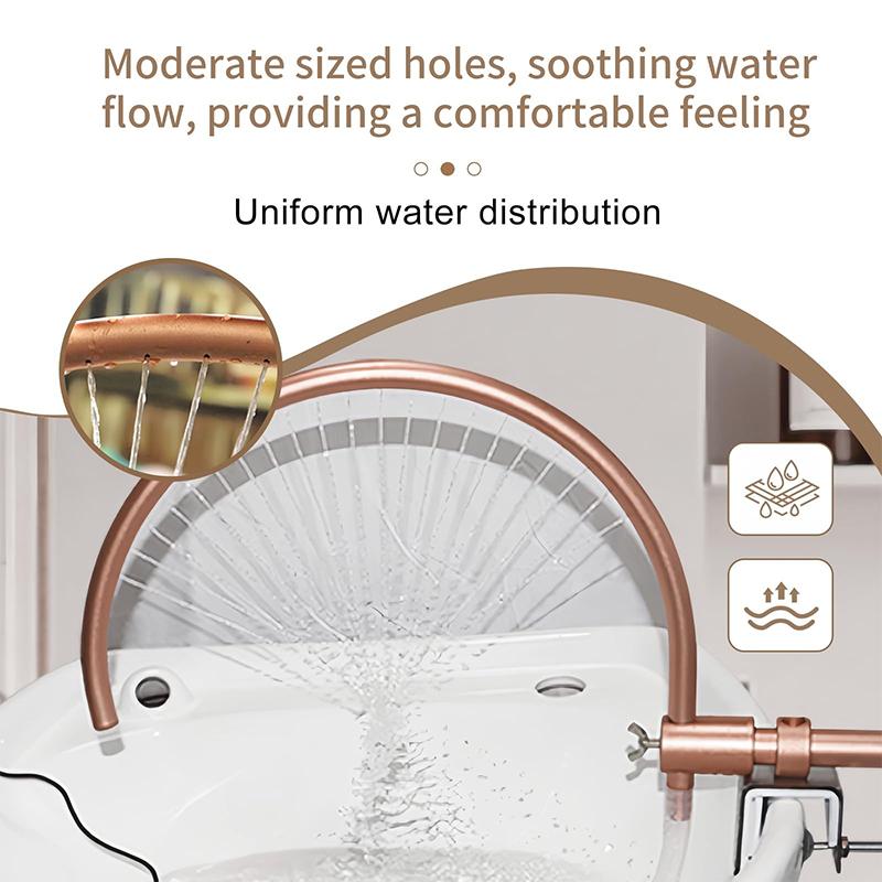 180 Degree Arc Design Head Spa Waterfall Frame Beauty Salon Spa Water Circulation Device For Shampoo Washbasin Chair Accessories