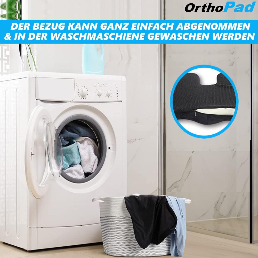 OrthoPad Sitzkissen Orthopädisches Steißbeinkissen Stuhlkissen Sitzerhöhung Foam