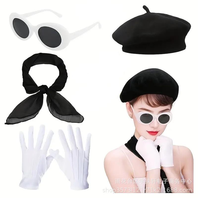 Mime Artist Outfit for Women – Classic Stripe Top with Soft & Comfortable Ideal for Stage Performance Carnival Dress Up