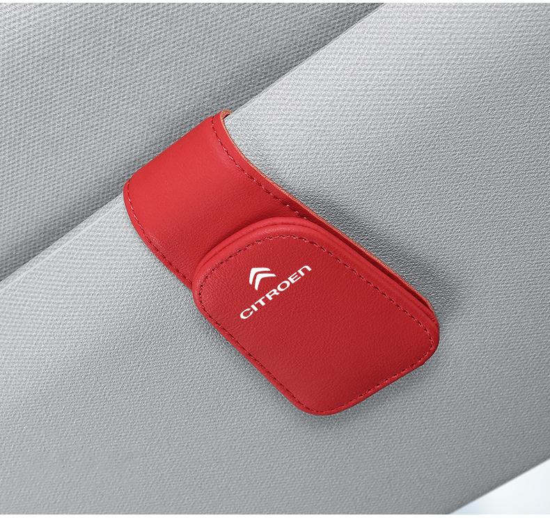 Car Interior Sun Visor Eyeglasses Holder Sunglasses Clip For Citroen C4 C6 C3 C2 C1 2CV VTS DS3 DS4 DS5 RD3 Cross Berlingo Xsara